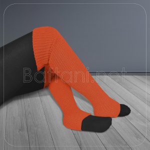 گتر بافتنی پاشنه دار نارنجی