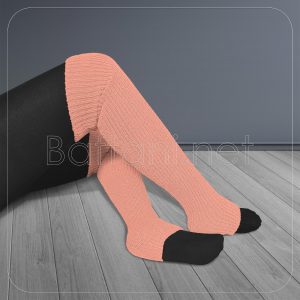 گتر بافتنی پاشنه دار گلبهی
